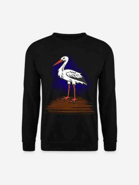 Storch - Unisex Pullover - Schwarz