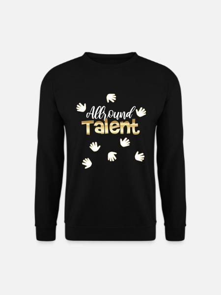 cooles Allroundtalent Allrounder Mutter Geschenk - Unisex Pullover - Schwarz