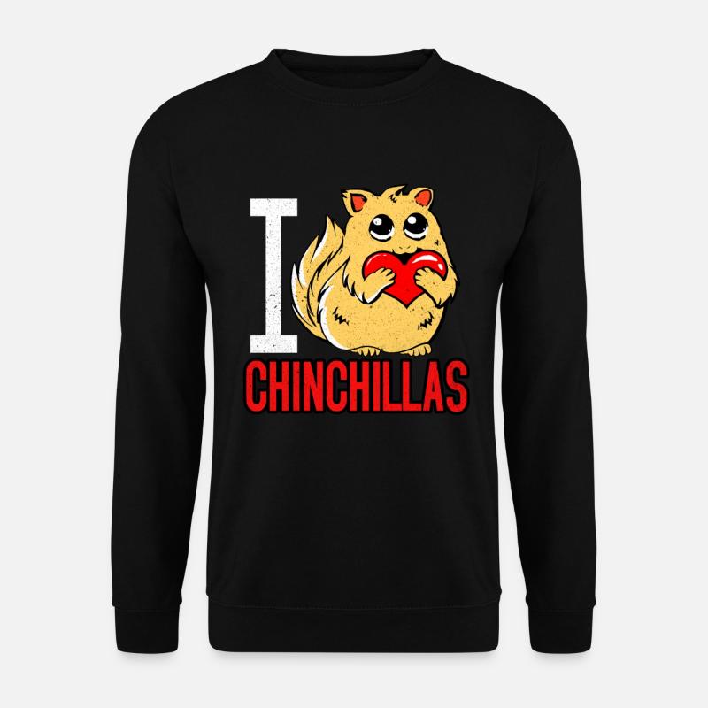Chinchilla - Unisex Pullover - Schwarz