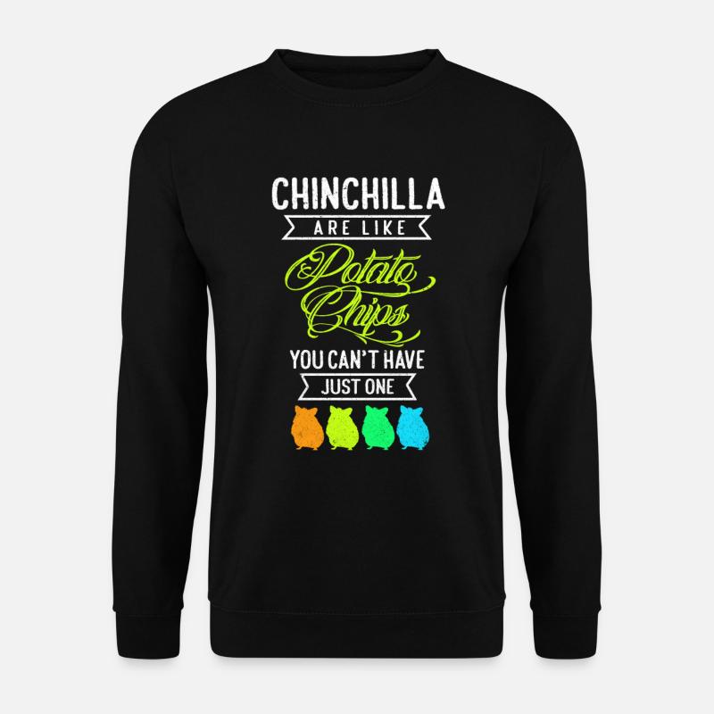 Chinchilla - Unisex Pullover - Schwarz