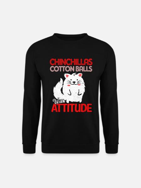 Chinchilla - Unisex Pullover - Schwarz