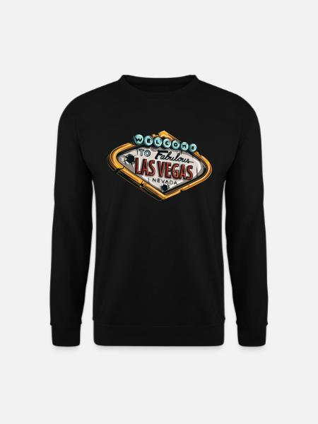 Las Vegas - Unisex Pullover - Schwarz