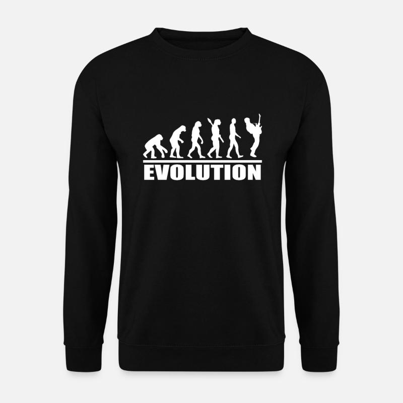 Evolution de la guitare - Sweat-shirt Unisexe - noir
