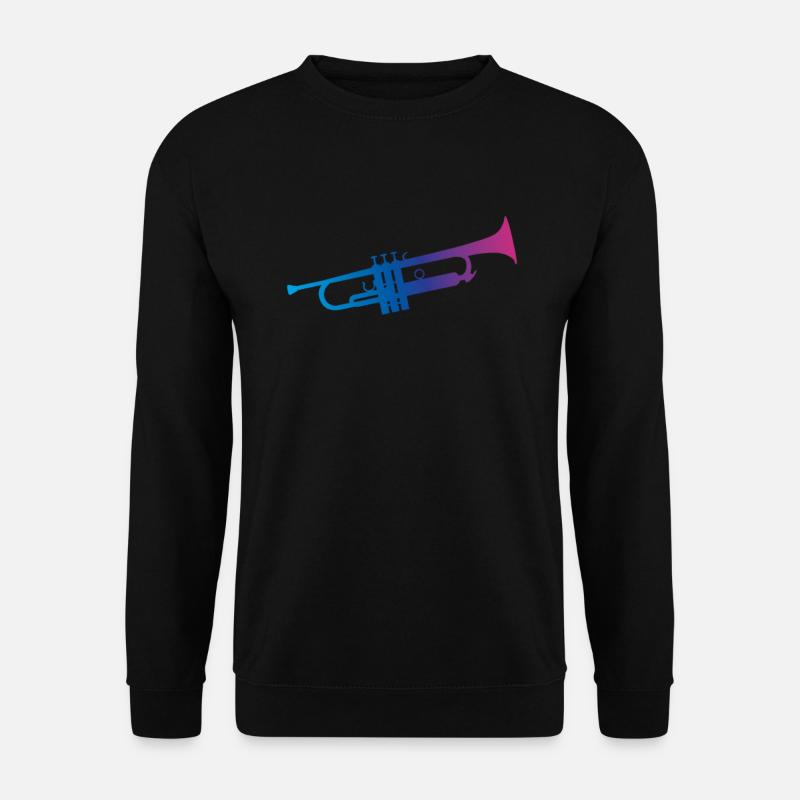 Trompete - Unisex Pullover - Schwarz