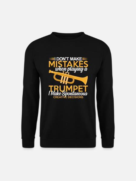 trompette - Sweat-shirt Unisexe - noir