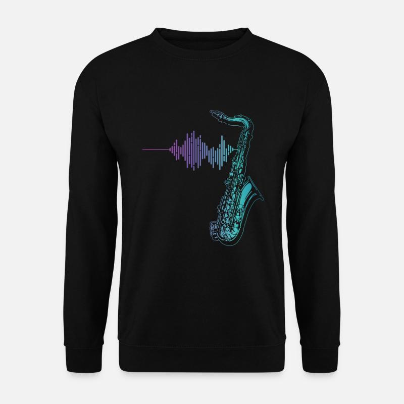 saxophone - Unisex Sweatshirt - black