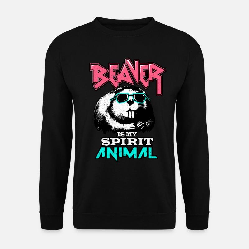 Biber - Unisex Pullover - Schwarz