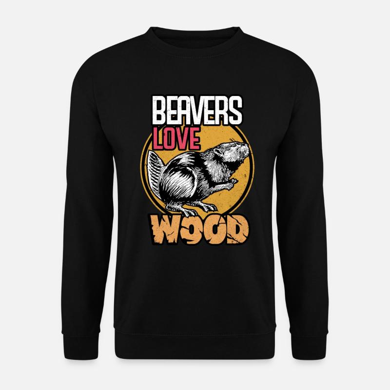 Beaver - Unisex Sweatshirt - black