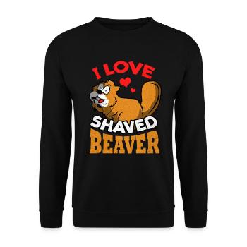 Biber - Sweat-shirt Unisexe - noir - Devant - Alina (178cm) & Michal (187cm)
