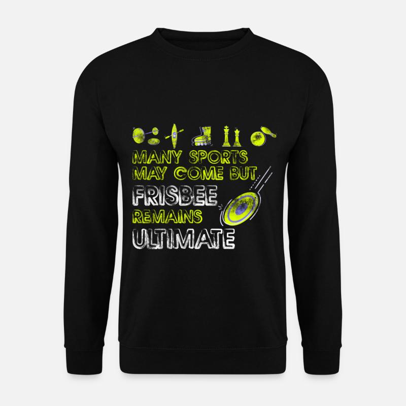 frisbee - Sweat-shirt Unisexe - noir