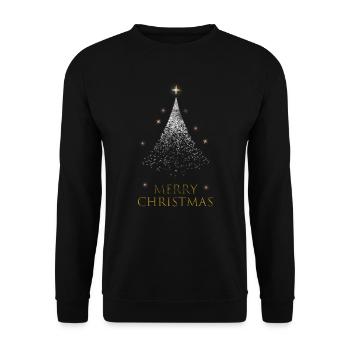 Noël - Sweat-shirt Unisexe - noir - Devant - Alina (178cm) & Michal (187cm)