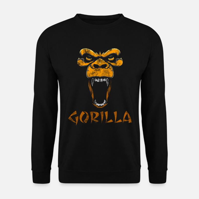 Monkey Gorilla - Unisex Sweatshirt - black