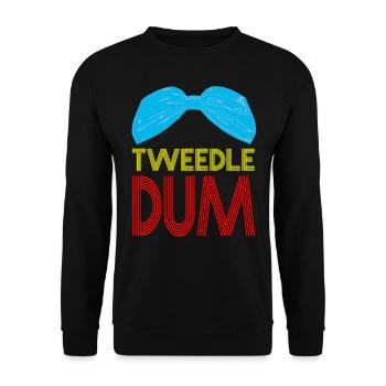 Tweedle Dum Carnaval Drôle De Dames After Ski - Sweat-shirt Unisexe - noir - Devant - Alina (178cm) & Michal (187cm)