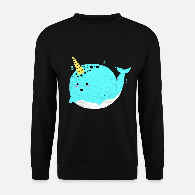 Narwhal - Unisex Sweatshirt - black