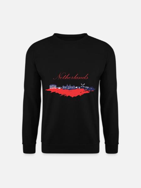 Niederlande Holland - Unisex Pullover - Schwarz
