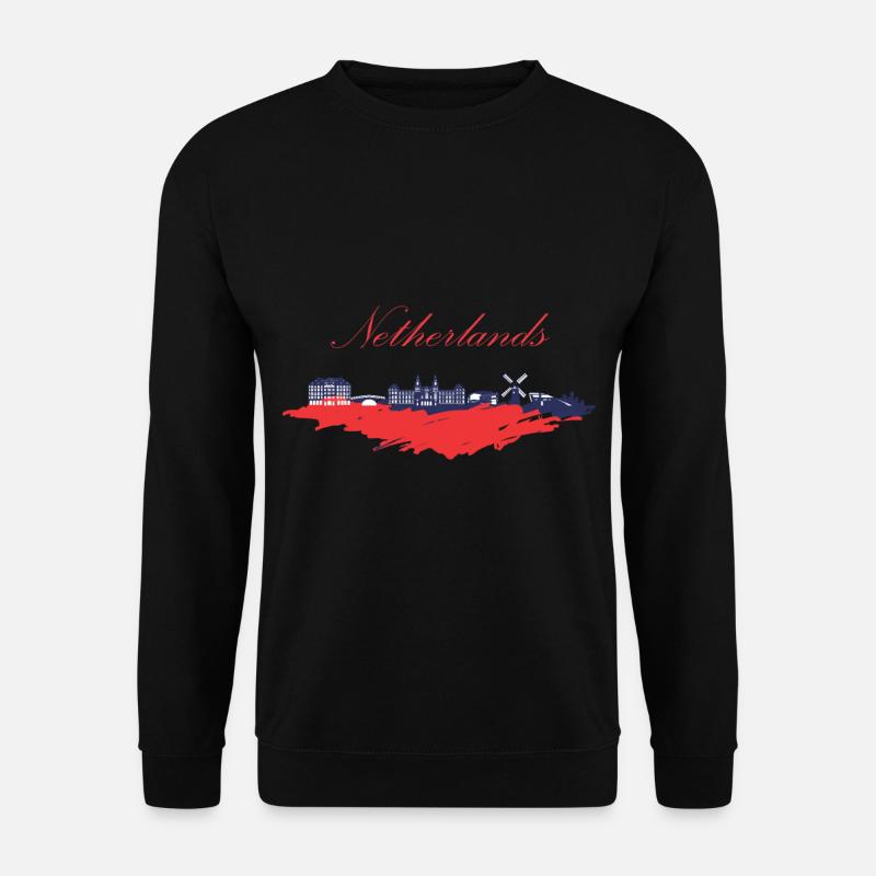 Netherlands - Unisex Sweatshirt - black