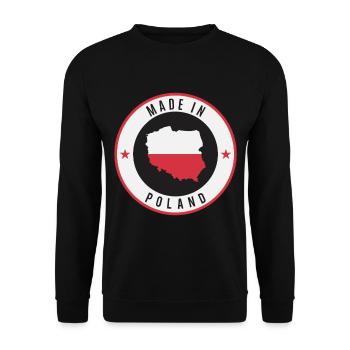 polen - Unisex Pullover - Schwarz - Vorne - Alina (178cm) & Michal (187cm)