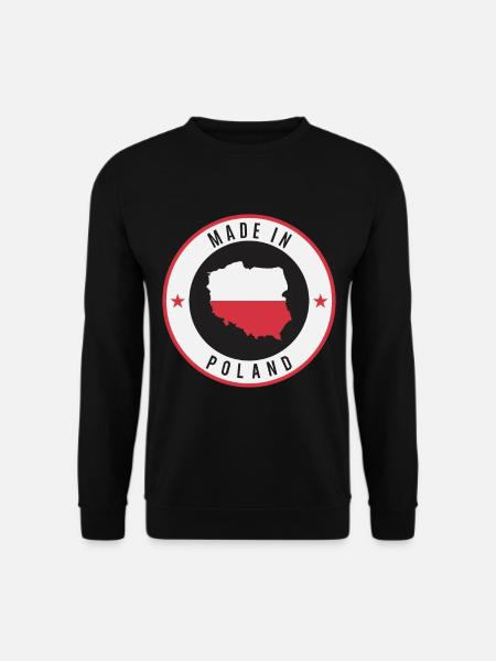 polen - Unisex Pullover - Schwarz