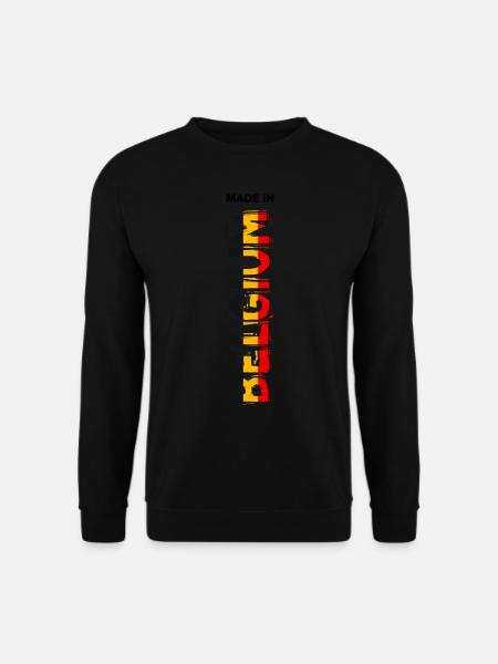 Belgique - Sweat-shirt Unisexe - noir