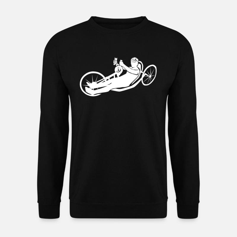 Rollstuhl Handbike Rad Rollstuhlsport Geschenk - Unisex Pullover - Schwarz