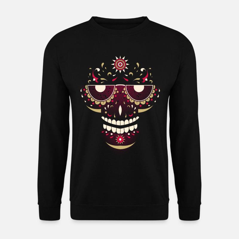 Sugar Skull - Skull - Unisex Sweatshirt - black