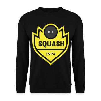 SQUASH - Unisex Pullover - Schwarz - Vorne - Alina (178cm) & Michal (187cm)