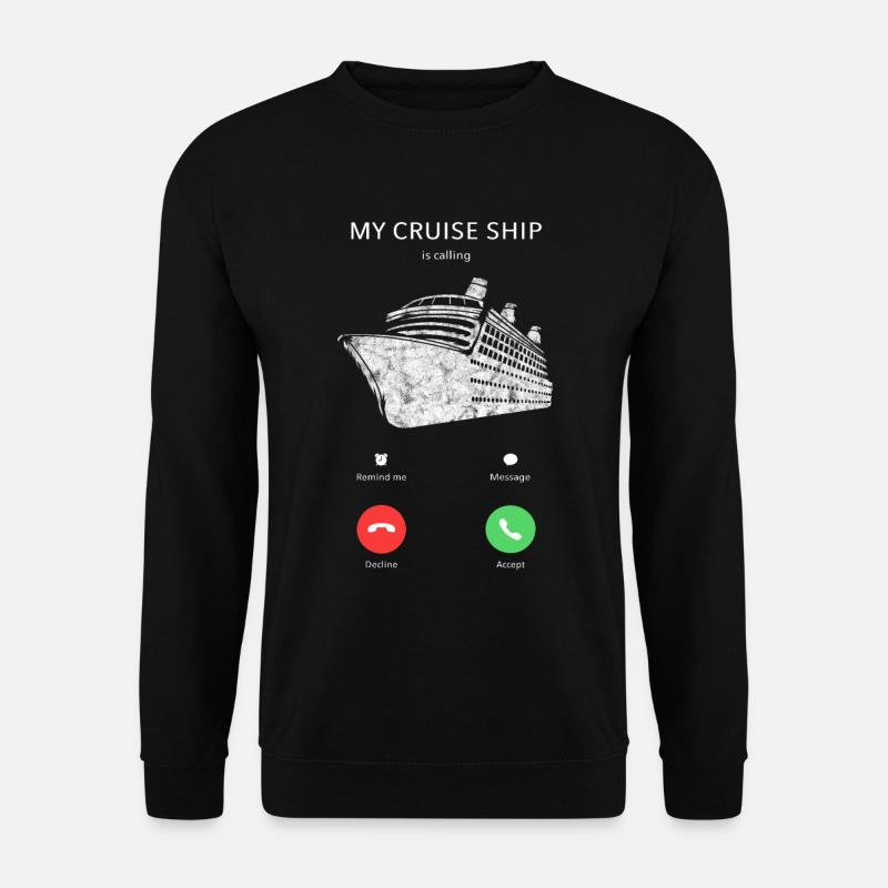 Bateau de croisière croisière croisière - Sweat-shirt Unisexe - noir