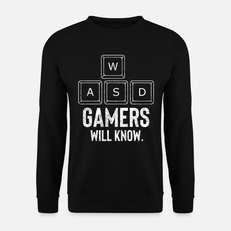 WASD Gamers Will Know - Sweat-shirt Unisexe - noir