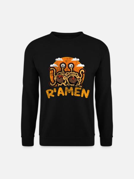 Pasta Spaghetti FSM Italien Nudeln Pesto Koch - Unisex Pullover - Schwarz