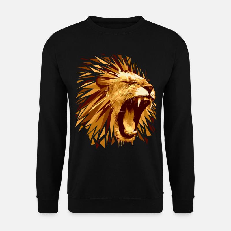 Lion predator - Unisex Sweatshirt - black