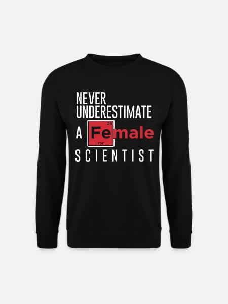Naturwissenschafterin Geek - Unisex Pullover - Schwarz