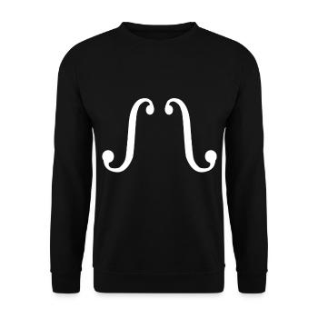 Contrebasse Cello Gift - Sweat-shirt Unisexe - noir - Devant - Alina (178cm) & Michal (187cm)