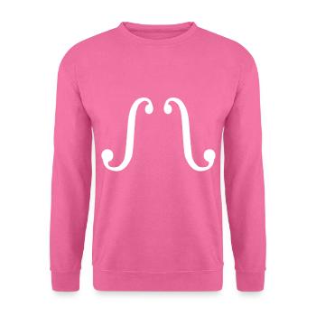 Contrebasse Cello Gift - Sweat-shirt Unisexe - rose - Devant