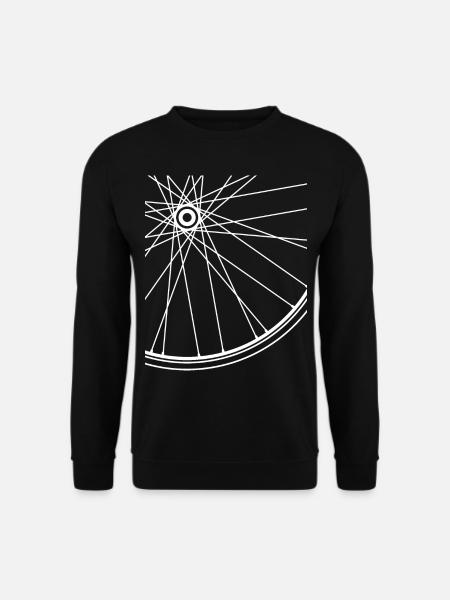 Fahrrad Rad Speiche Felge Rennrad Mountainbike BMX - Unisex Pullover - Schwarz