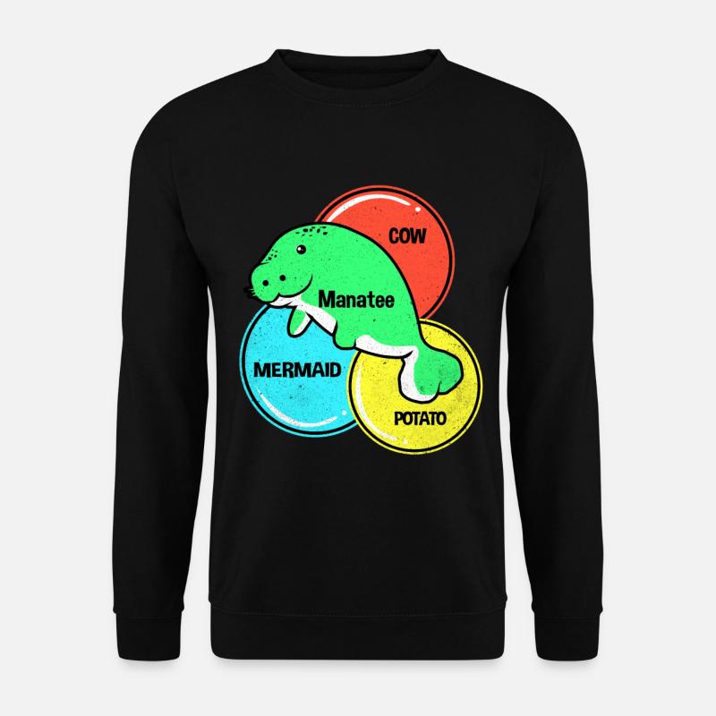 Manatee - Unisex Sweatshirt - black