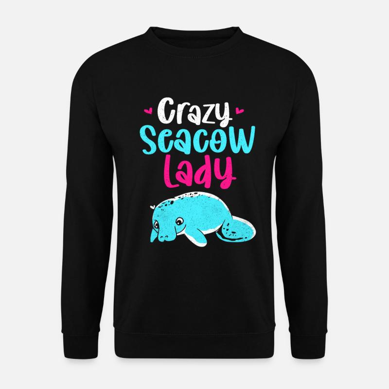 Vaches de mer - Sweat-shirt Unisexe - noir