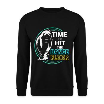 Vaches de mer - Sweat-shirt Unisexe - noir - Devant - Alina (178cm) & Michal (187cm)
