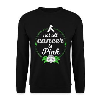 Lutte contre le cancer Sort Not All Cancer Is Pink - Sweat-shirt Unisexe - noir - Devant - Alina (178cm) & Michal (187cm)