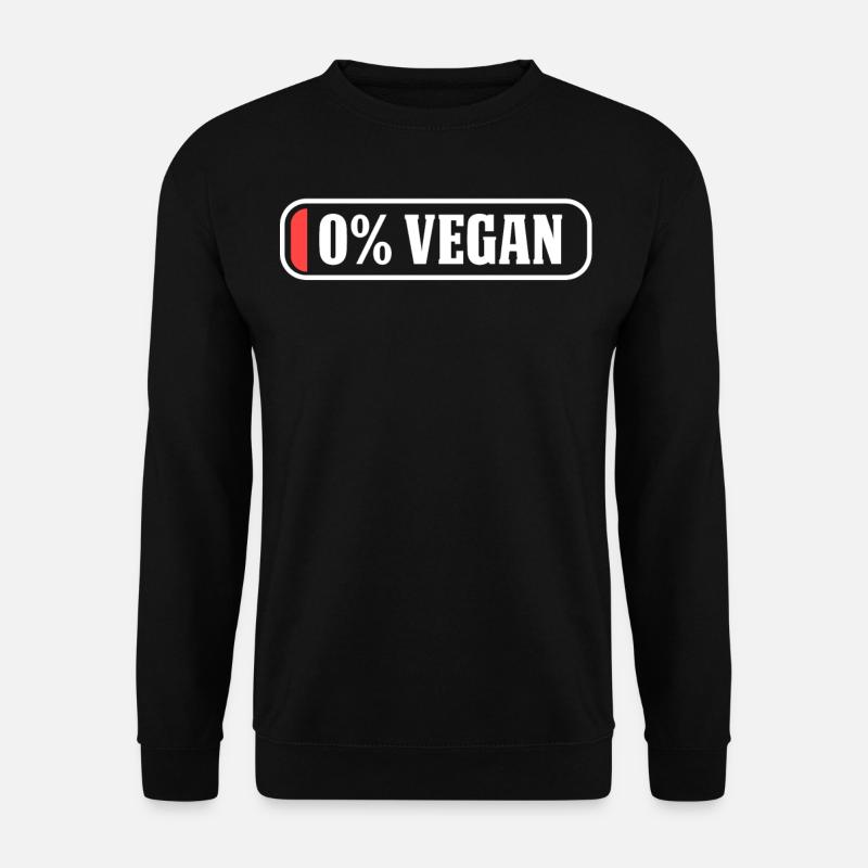 Végétalien végétalien - Sweat-shirt Unisexe - noir