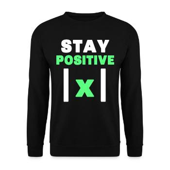 Math nerd - Unisex Sweatshirt - black - Front - Alina (178cm) & Michal (187cm)