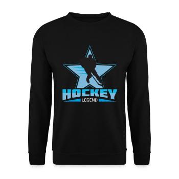 Hockey sur glace hockey sur glace - Sweat-shirt Unisexe - noir - Devant - Alina (178cm) & Michal (187cm)