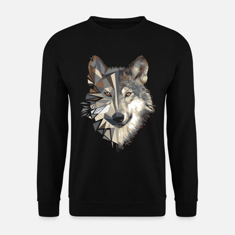 Wolf dog - Unisex Sweatshirt - black