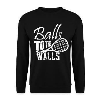 Squash - Sweat-shirt Unisexe - noir - Devant - Alina (178cm) & Michal (187cm)