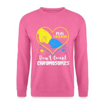 Down syndrome - Unisex Sweatshirt - pink - Front