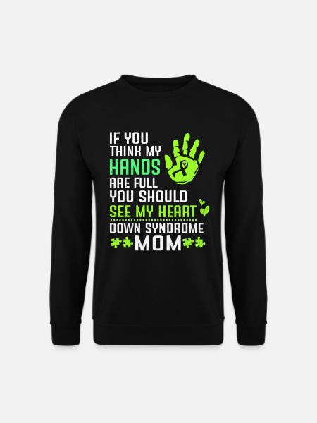 Down Syndrom - Unisex Pullover - Schwarz