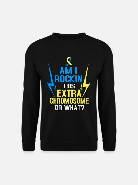 Down syndrome - Unisex Sweatshirt - black
