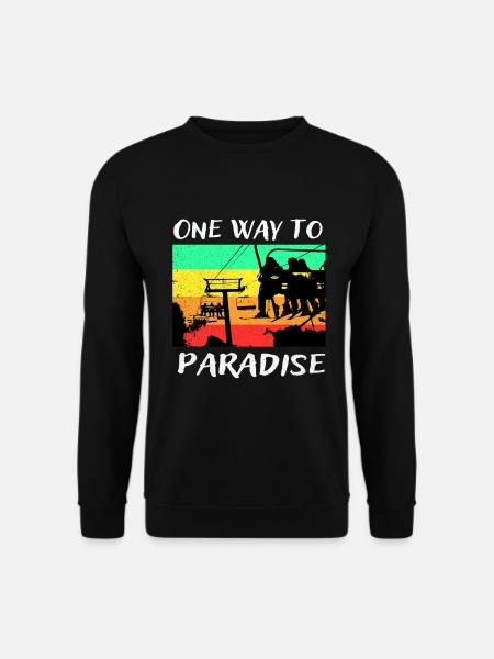 Snowboard - Unisex Pullover - Schwarz