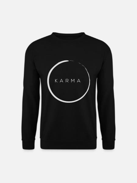 Karma Circle Design Shirt Buddhism Zen - Unisex sweater - sort