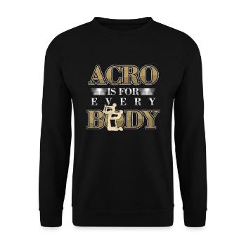 Dearadh Bronntanais do Chách - Unisex Sweatshirt - black - Front - Alina (178cm) & Michal (187cm)