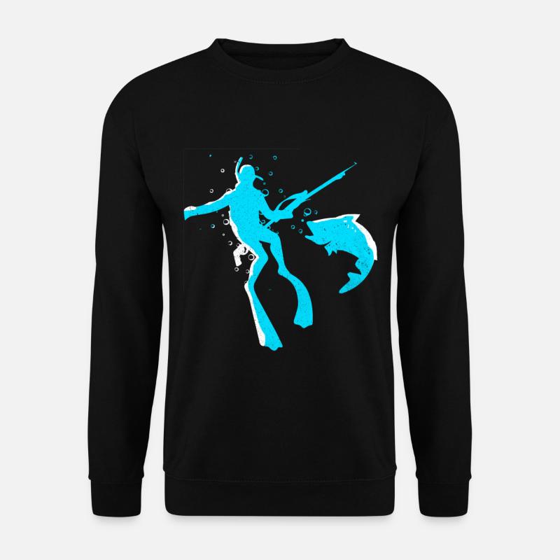 Pêche Harpon - Sweat-shirt Unisexe - noir